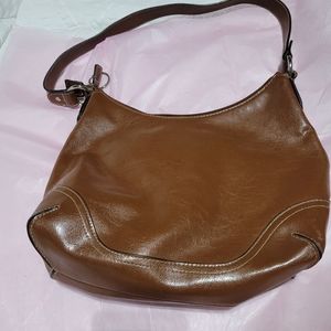 (3583)NO NAME TAG, Brown Purse.
